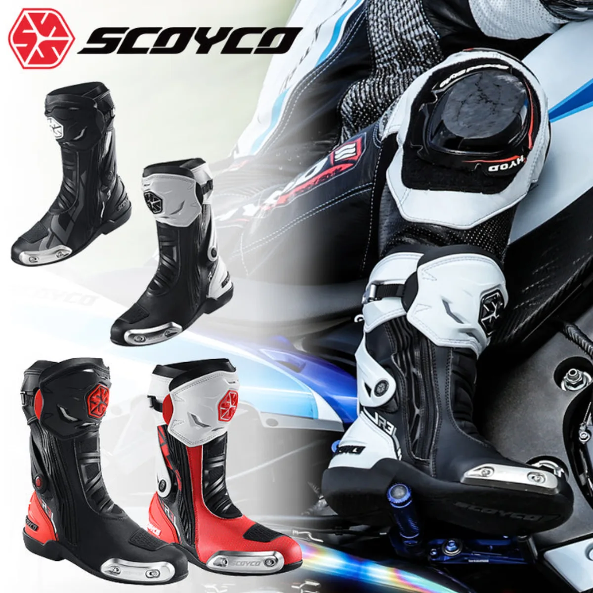 赛羽 SCOYCO MR003 竞赛靴 产品实物图