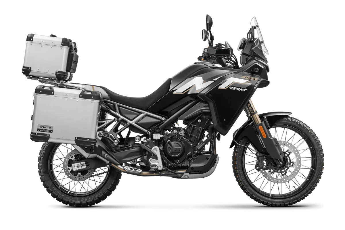 春风 CFMOTO 原厂精品 450MT 原厂边箱系统 产品实物图